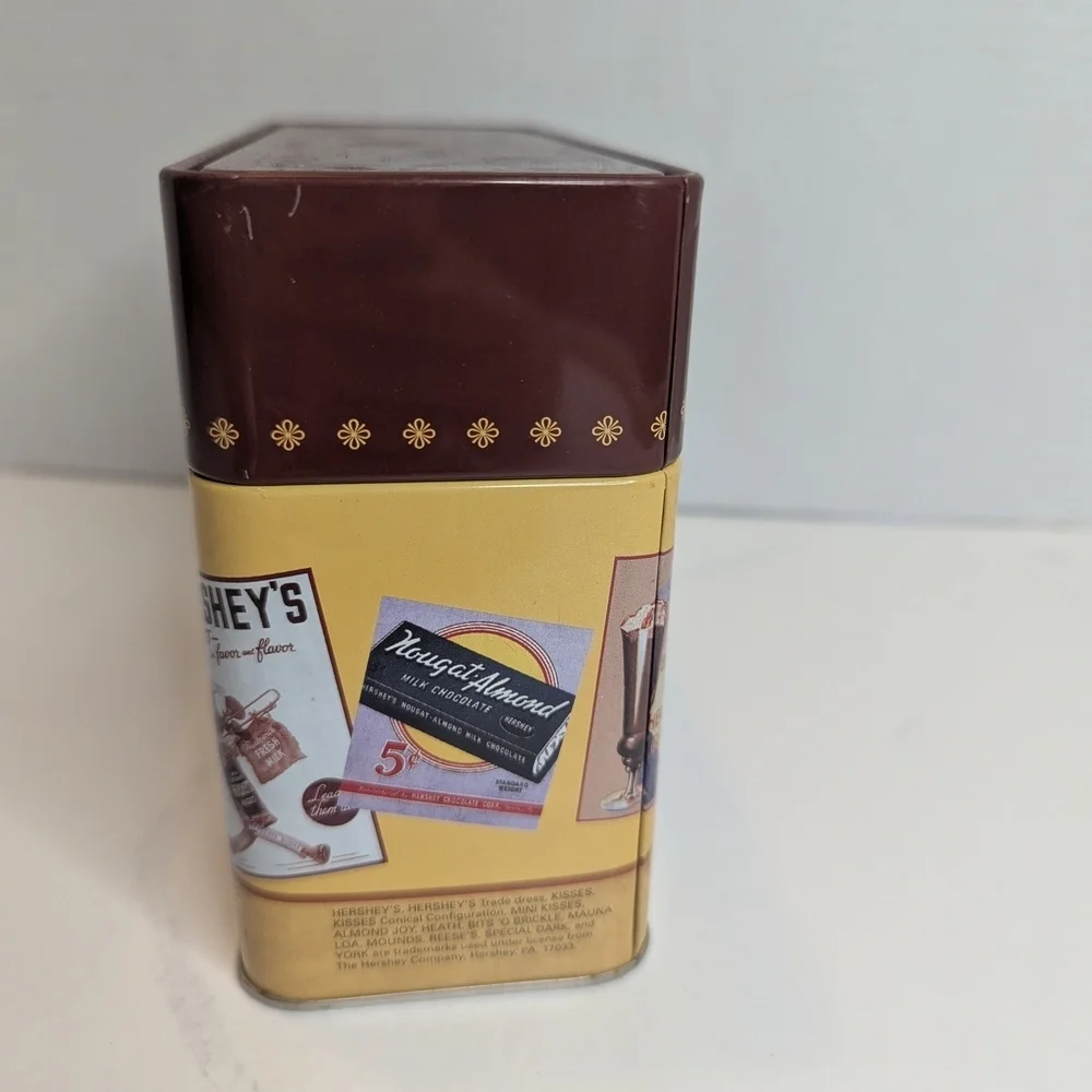 Hershey's Vintage Tin Box With Recipe Cards
